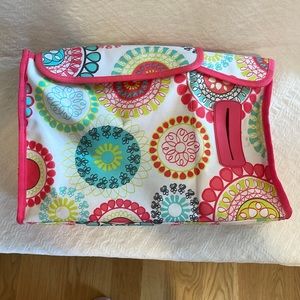 Thirty One 31 Pack and pull caddy car organizer, citrus medallion. Pink